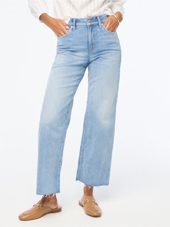 J. Crew Denim - J Crew Wide-leg cropped jean in all-day stretch